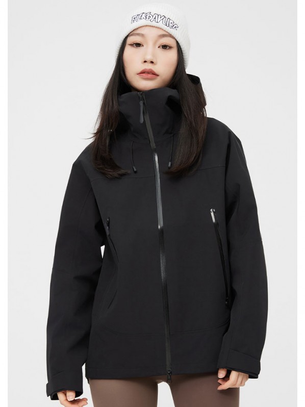 Fully Seam Taped 3-Layer Outdoor Hard Shell Jacket Waterproof Rain Hooded Windproof for Sport Trekking Work Casual Plain Dyed Fully Seam Taped 3-Layer Outdoor Hard Shell Jacket Waterproof Rain Hooded Windproof for Sport Trekking Work Casual Plain Dyed