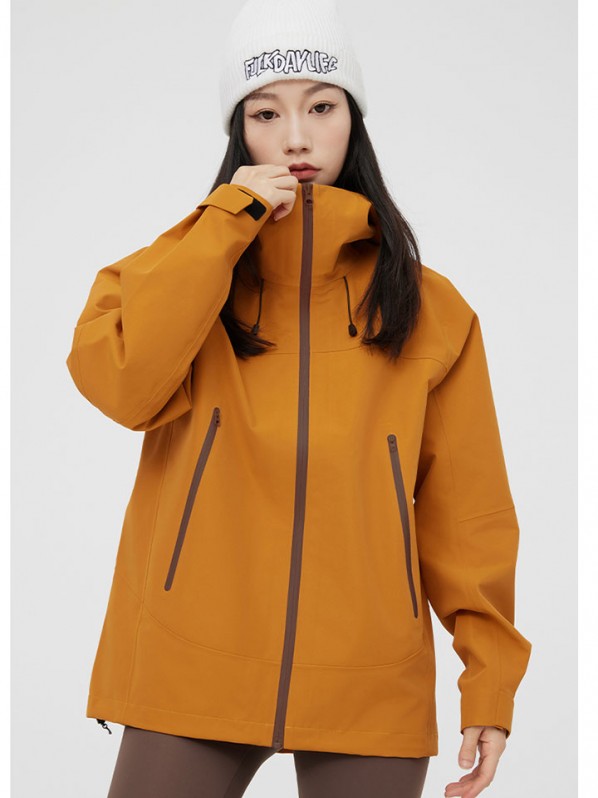 Fully Seam Taped 3-Layer Outdoor Hard Shell Jacket Waterproof Rain Hooded Windproof for Sport Trekking Work Casual Plain Dyed Fully Seam Taped 3-Layer Outdoor Hard Shell Jacket Waterproof Rain Hooded Windproof for Sport Trekking Work Casual Plain Dyed