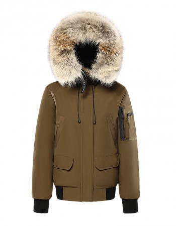 men's short down parka