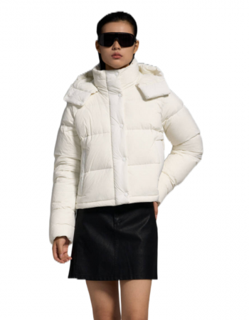 Women's Solid Puffer Down Jacket