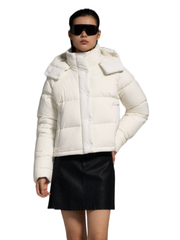 Women's Solid Puffer Down Jacket Women's Solid Puffer Down Jacket