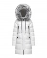 Long Duck Down Jacket With Fur Long Duck Down Jacket With Fur