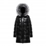 Long Duck Down Jacket With Fur