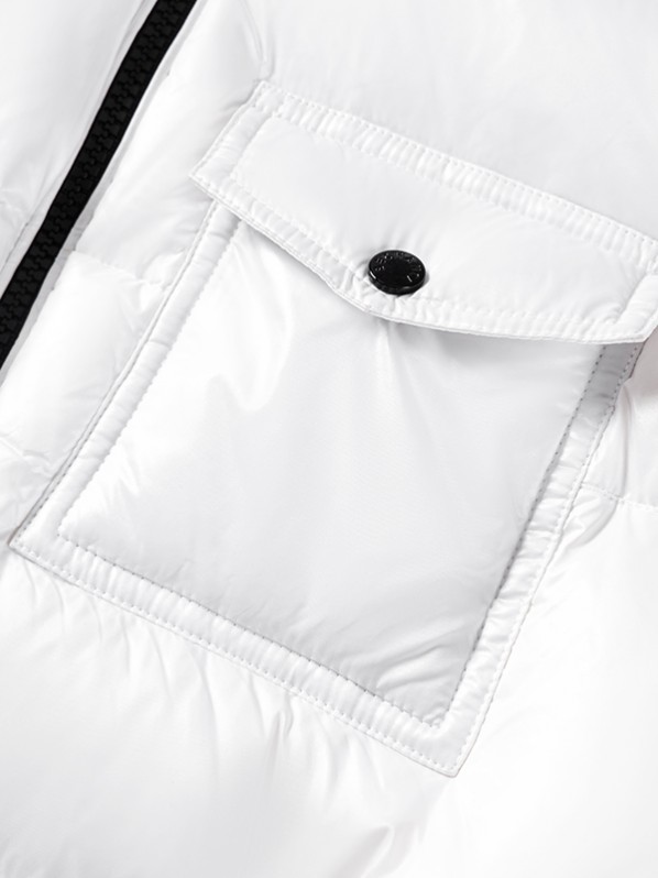 Short Down Vest with Hoodie Short Down Vest with Hoodie