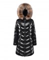 women long down jacket with real fox fur women long down jacket with real fox fur