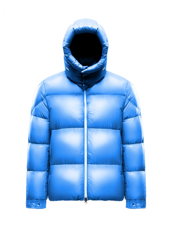 Two-tone puffy down jacket Two-tone puffy down jacket