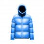Two-tone puffy down jacket