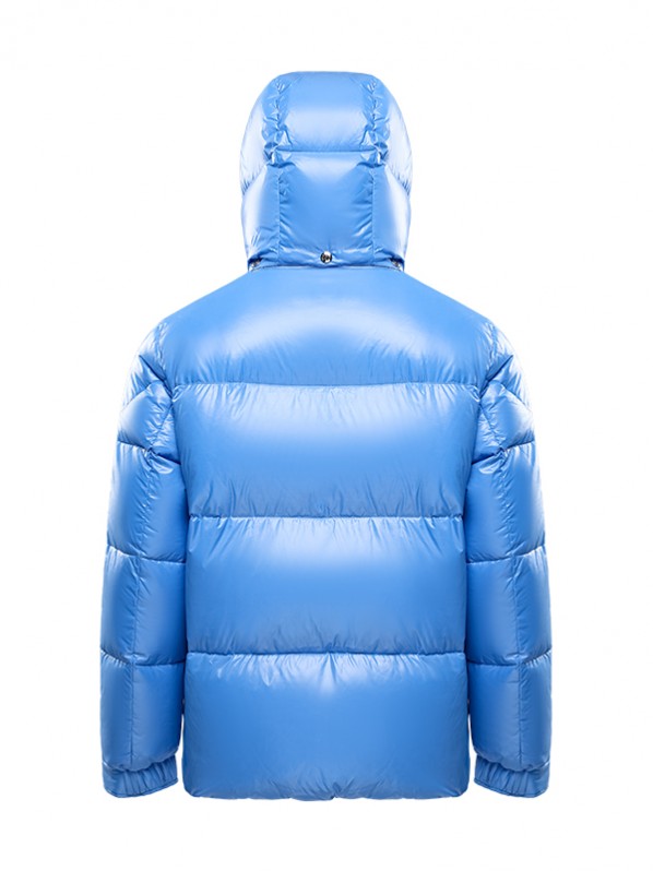 Two-tone puffy down jacket Two-tone puffy down jacket