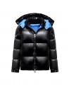 Two-tone puffy down jacket Two-tone puffy down jacket