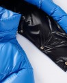 Two-tone puffy down jacket Two-tone puffy down jacket