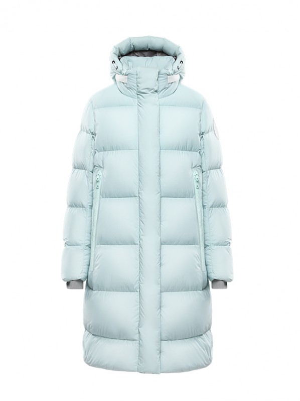 Blue Long Duck Down Jacket Blue Long Duck Down Jacket