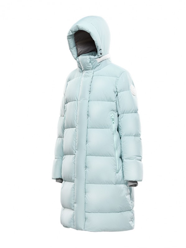 Blue Long Duck Down Jacket Blue Long Duck Down Jacket
