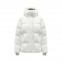 men's white short down jacket