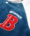 Corduroy embroidered letter jacket Corduroy embroidered letter jacket