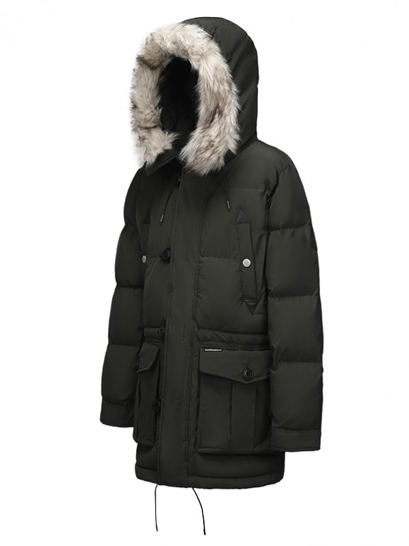 men's long down jacket men's long down jacket