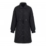 Long quilted coat for women