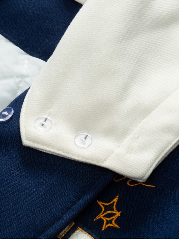 Preppy baseball uniform with hoodie Preppy baseball uniform with hoodie