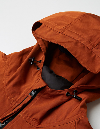 women brown outdoor jacket