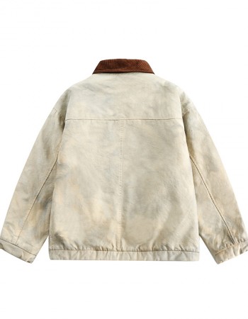 men spring denim jacket