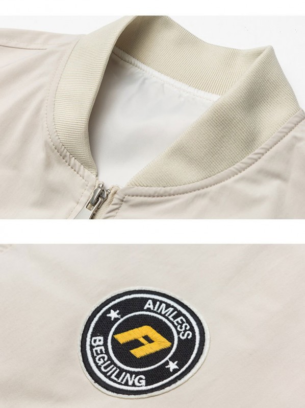 men spring white bomber men spring white bomber