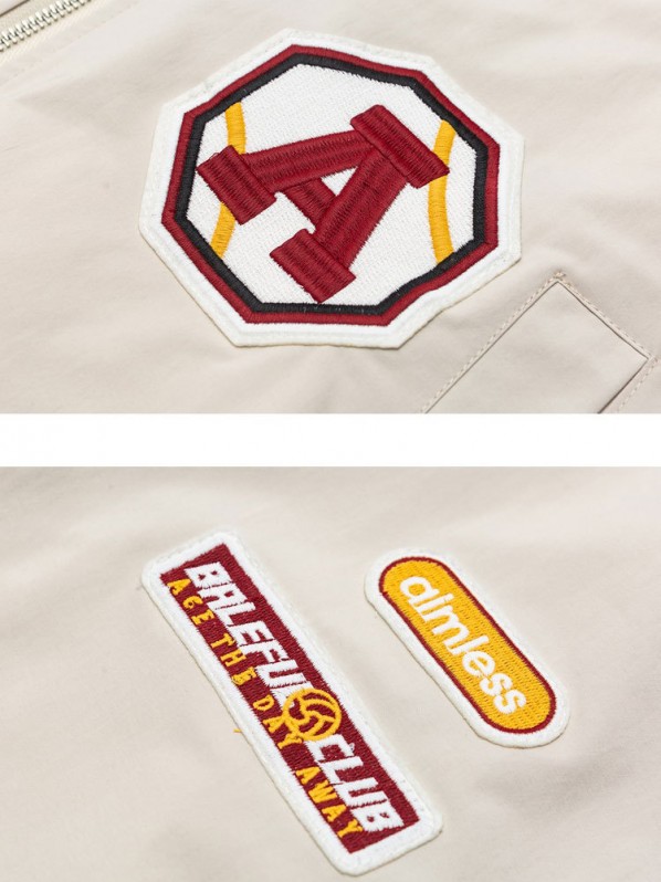 men spring white bomber men spring white bomber