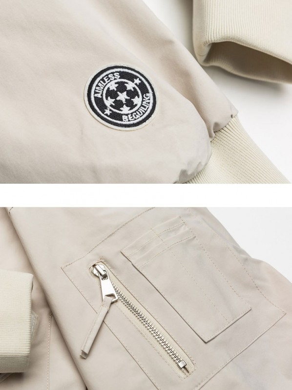men spring white bomber men spring white bomber