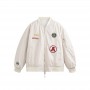 men spring white bomber