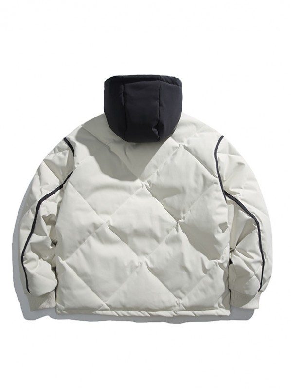 Quilted jacket with hoodie Quilted jacket with hoodie