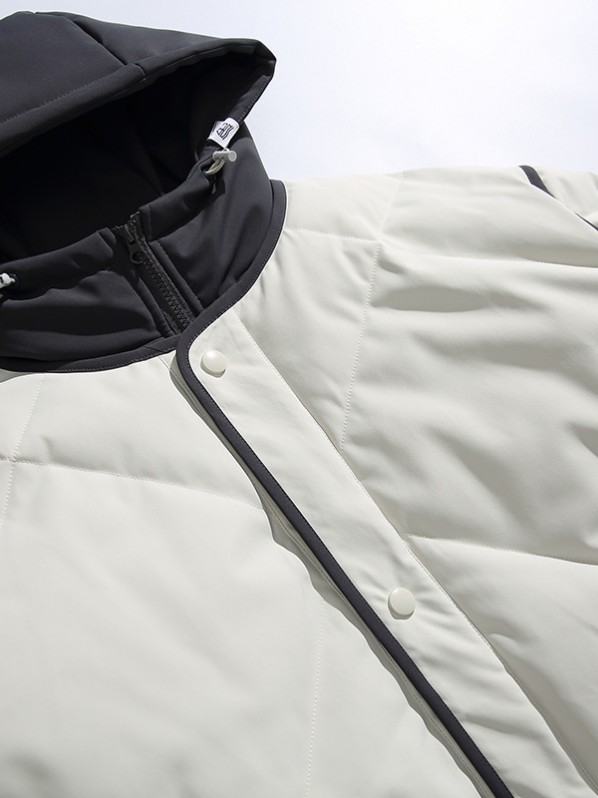 Quilted jacket with hoodie Quilted jacket with hoodie