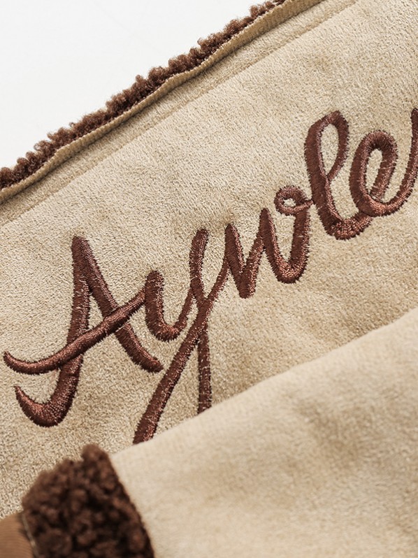 Suede letter jacket fall Suede letter jacket fall