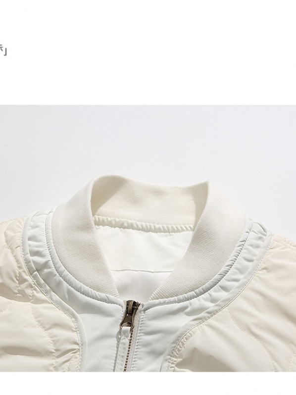 Puffer quilted stand-up collar down jacket Puffer quilted stand-up collar down jacket