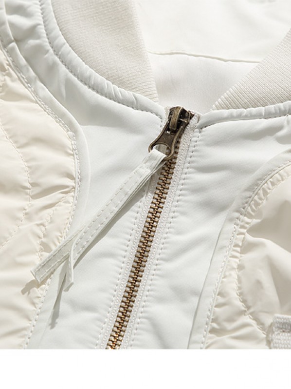 Puffer quilted stand-up collar down jacket Puffer quilted stand-up collar down jacket