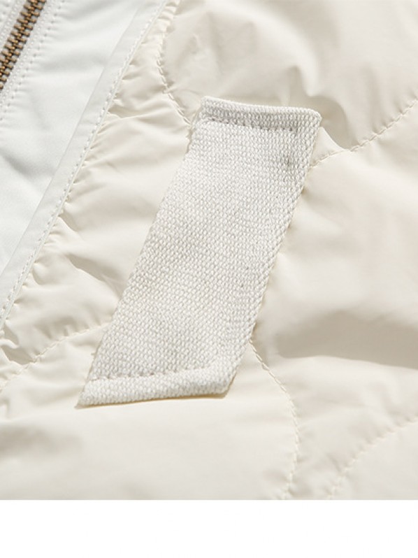 Puffer quilted stand-up collar down jacket Puffer quilted stand-up collar down jacket