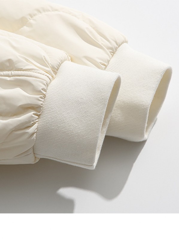 Puffer quilted stand-up collar down jacket Puffer quilted stand-up collar down jacket