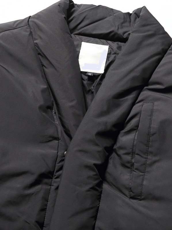 Black luxury down jacket Black luxury down jacket