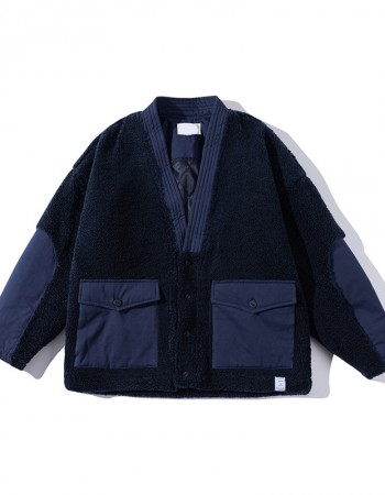 Simple polar fleece jacket