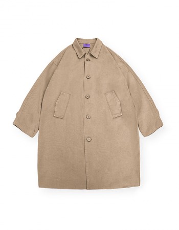 Quilted trench jacket
