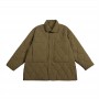 Green quilted cotton jacket