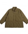 Green quilted cotton jacket Green quilted cotton jacket