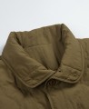 Green quilted cotton jacket Green quilted cotton jacket