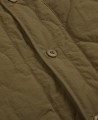 Green quilted cotton jacket Green quilted cotton jacket