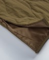 Green quilted cotton jacket Green quilted cotton jacket