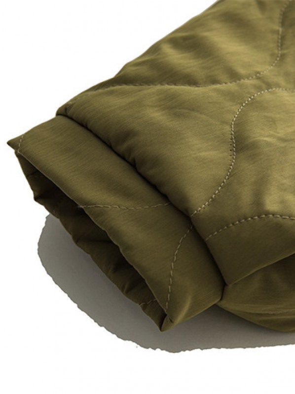 Green quilted shirt style cotton jacket Green quilted shirt style cotton jacket
