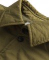 Green quilted shirt style cotton jacket Green quilted shirt style cotton jacket