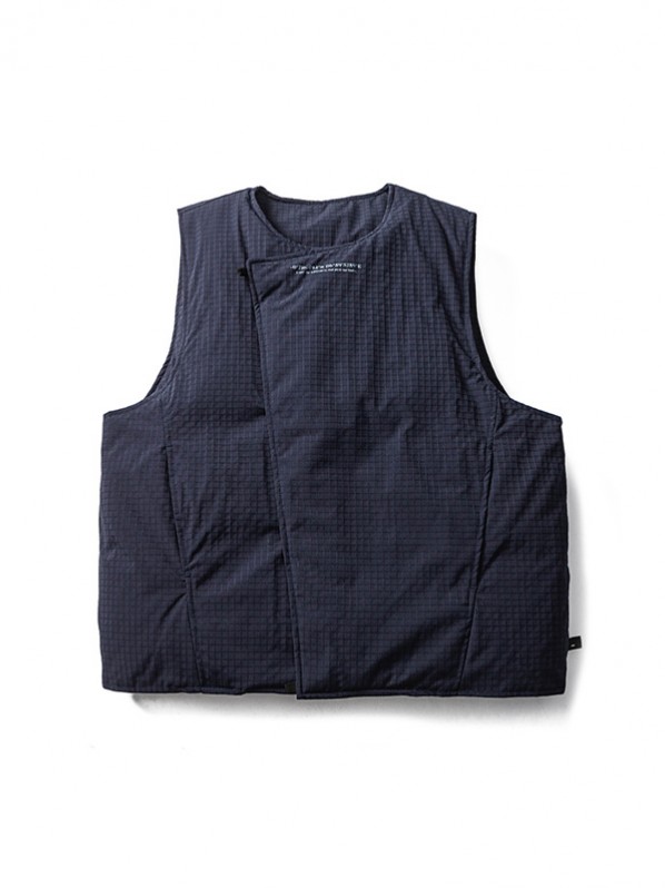 Blue short down vest Blue short down vest