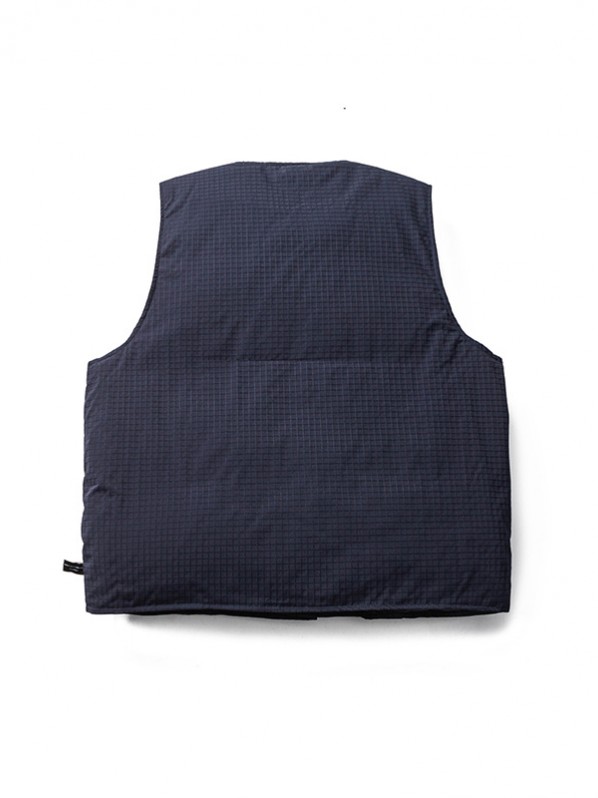 Blue short down vest Blue short down vest