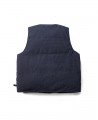 Blue short down vest Blue short down vest