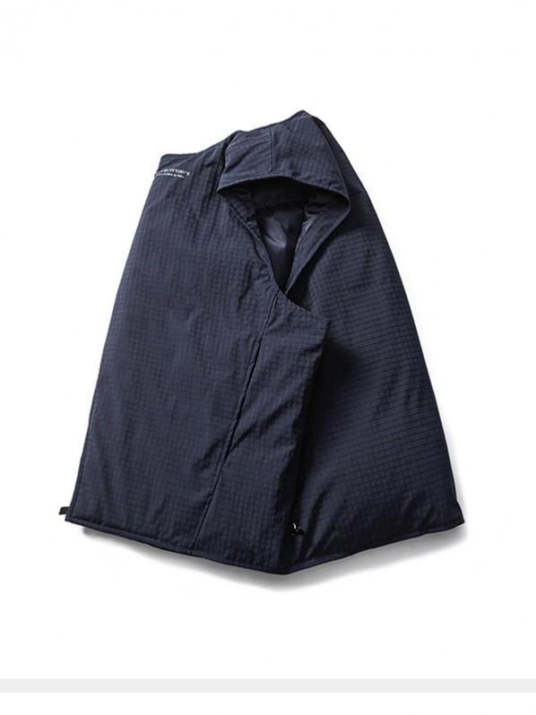 Blue short down vest Blue short down vest