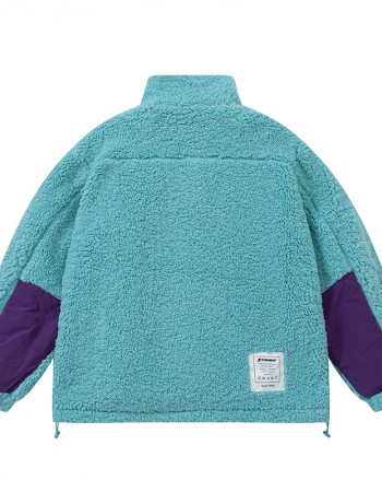 Blue polar fleece jacket