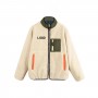 Fleece jacket with large pockets